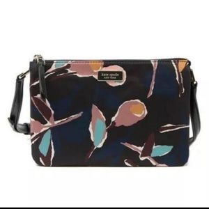 Kate Spade Dawn paper rose triple gusset crossbody